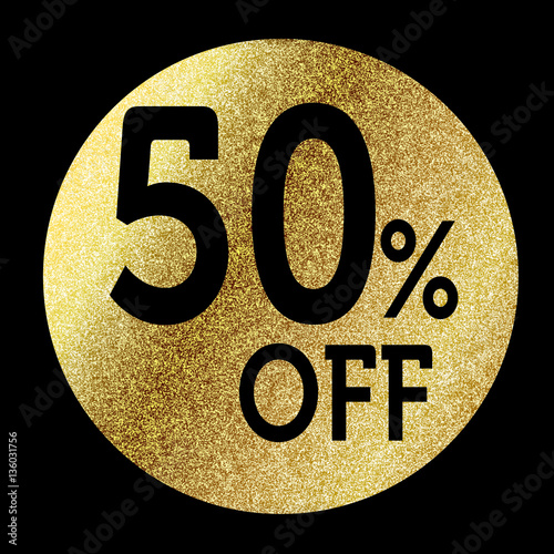 50 Percent Discount 