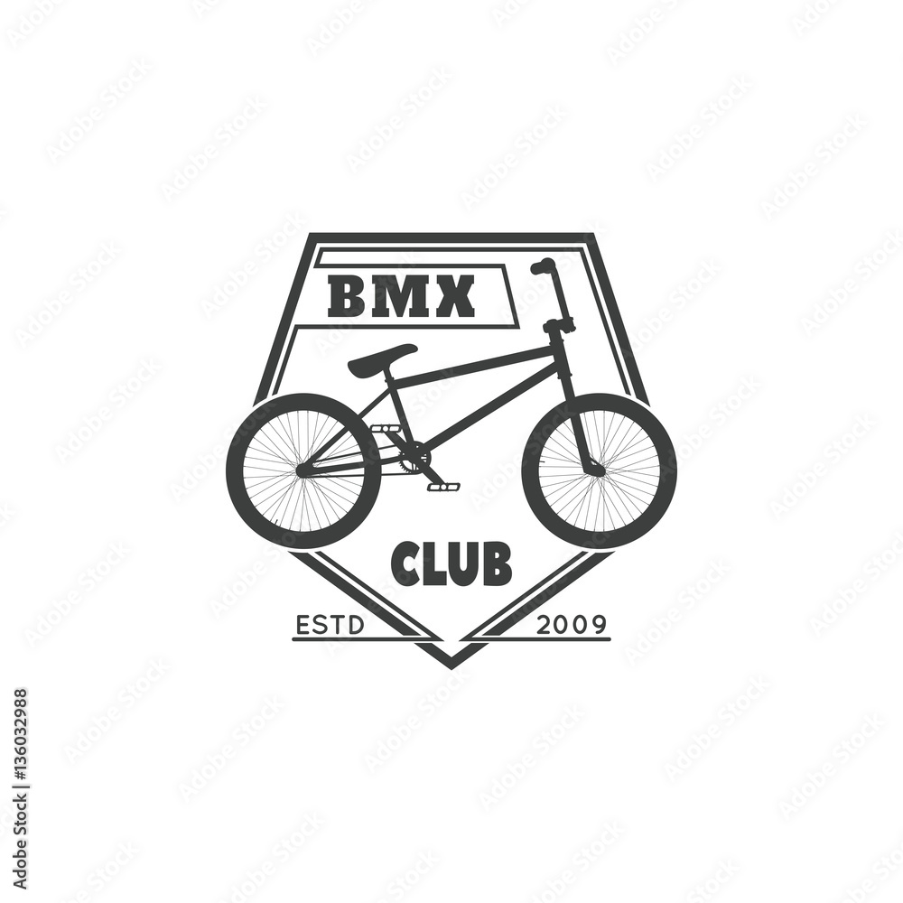 Vector illustration of the logo "BMX Club". Stock Vector | Adobe Stock