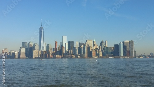 New York Skyline from Liberty Island