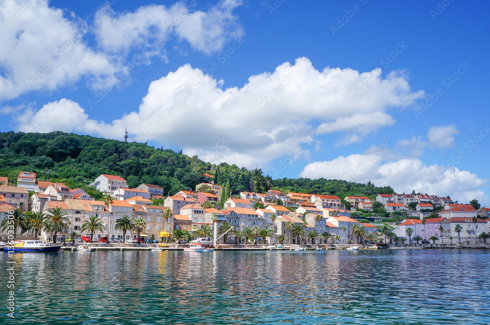 Obraz premium Korcula island in Croatia, Europe. Summer destination