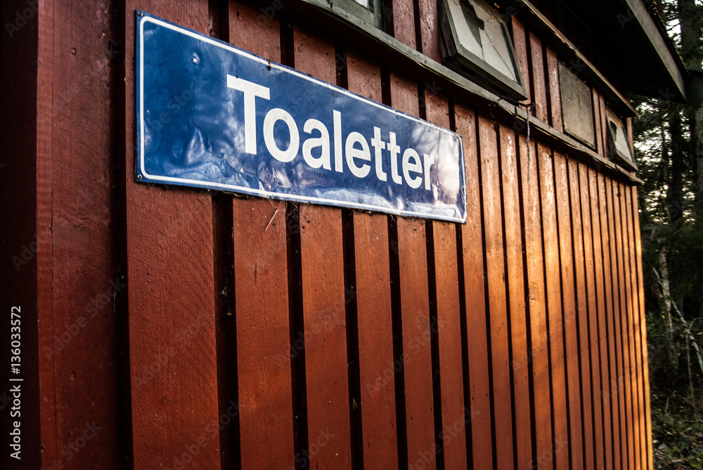 Toaleta sign Toaleta sign