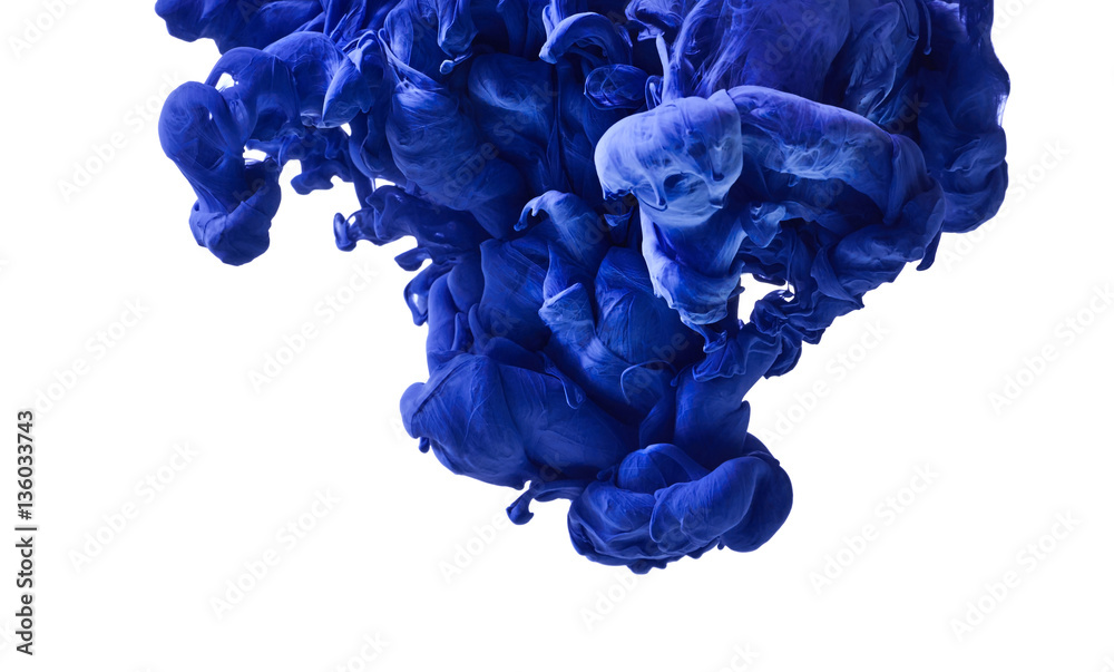 Naklejka premium Abstract ink in water