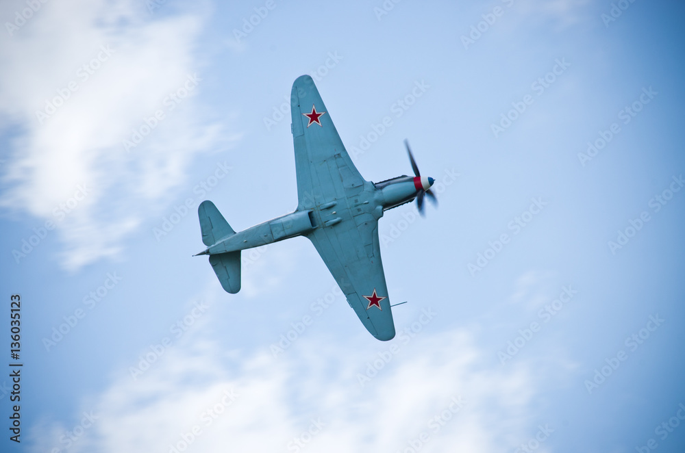 Russian fighter from world war 2 time Russian fighter from world war 2 time