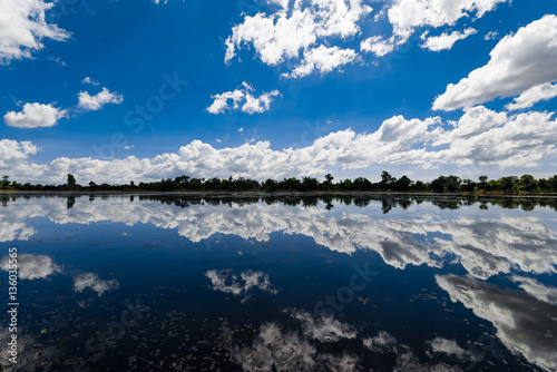 Srah Srang Lake under Blue Sky