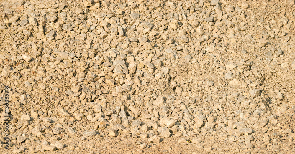 Pebble construction material background texture