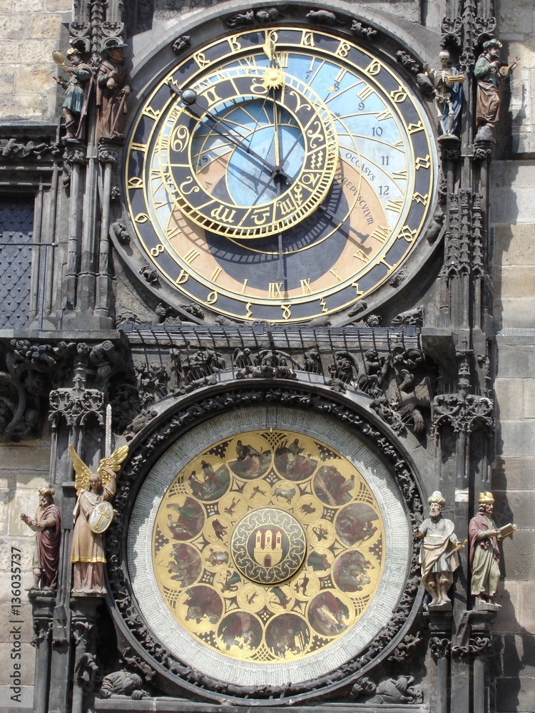 Obraz premium Prague astronomical clock