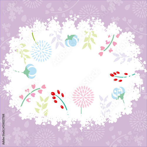 Greeting card template.