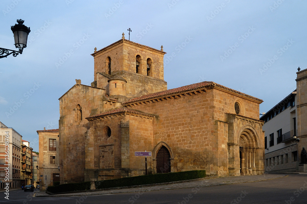 Romanesque church of San Juan in Soria, Castilla y Leon, Spain