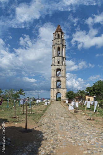 Kuba Trinidad   Der Sklaventurm    Torre Iznaga    im    Valle de los Ingenios   im Dorf Manaca.