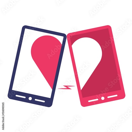 Hearts in cells. Broken heart. Unrequited love concept art. Huma