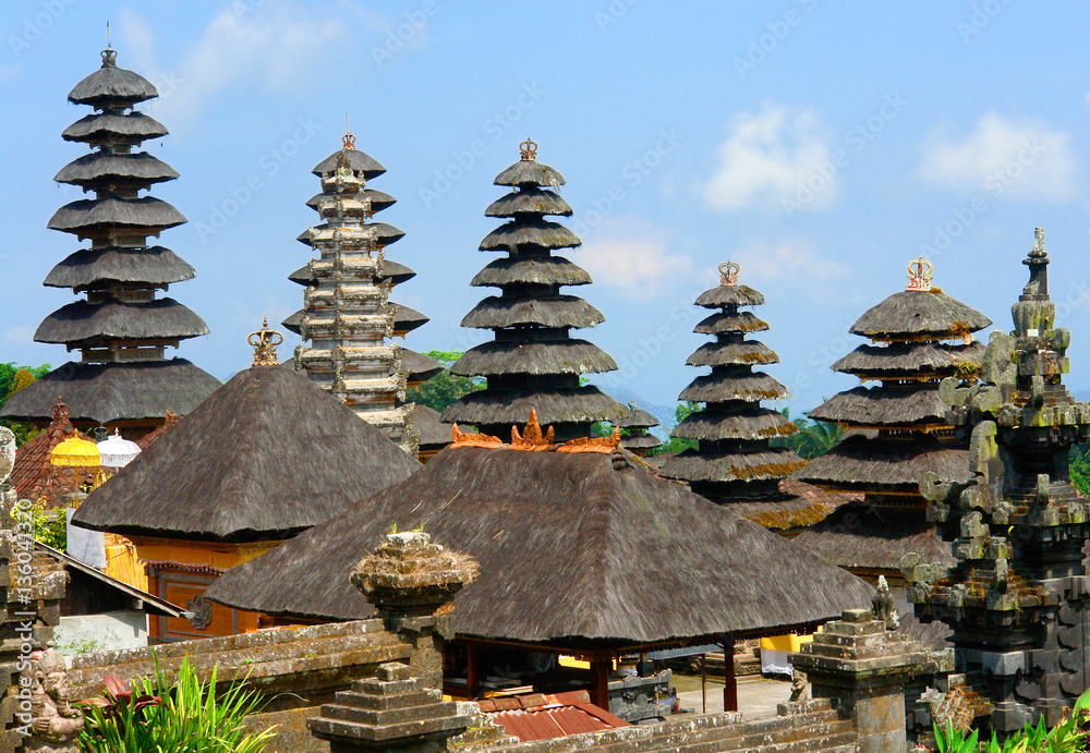 Pura Besakih - temple complex in the village of Besakih in eastern Bali, Indonesia
Pura Besakih - temple complex in the village of Besakih in eastern Bali, Indonesia