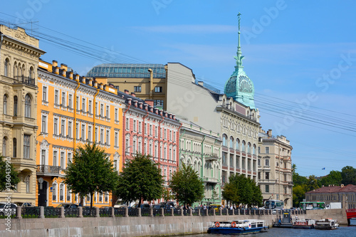 Saint Petersburg, embankment of the river Moika