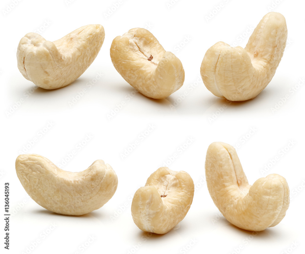 Cashew nut isolated Cashew nut isolated
