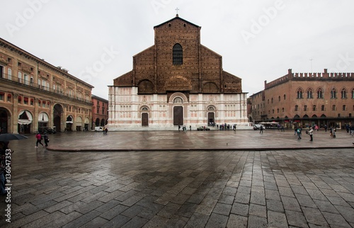 Basilica di San Petronio e piazza Maggiore,Bologna 