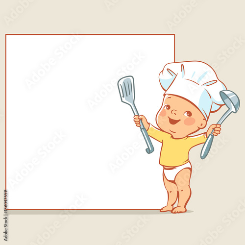 little baby chef at banner
