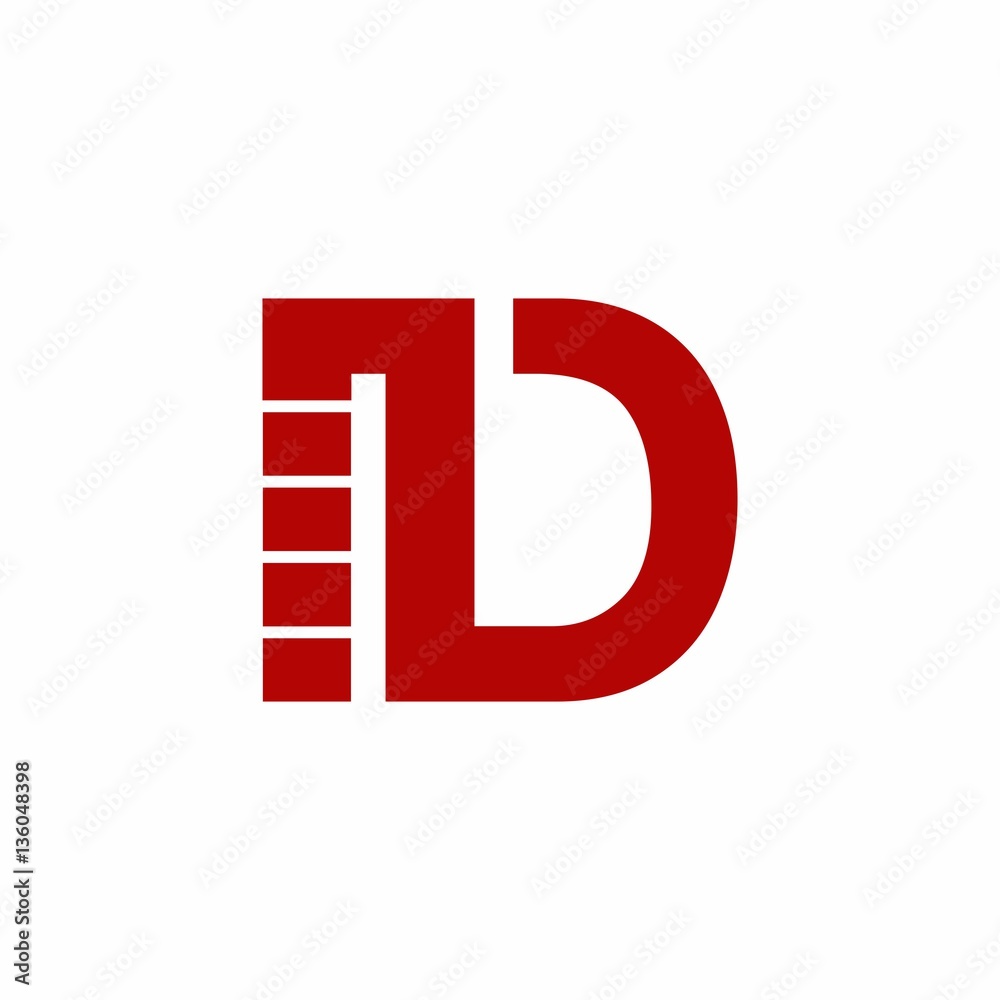 D Initial Letter Logo Vector D Initial Letter Logo Vector