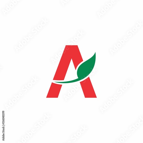 Eco ABC Alphabet Letter Logo Vector