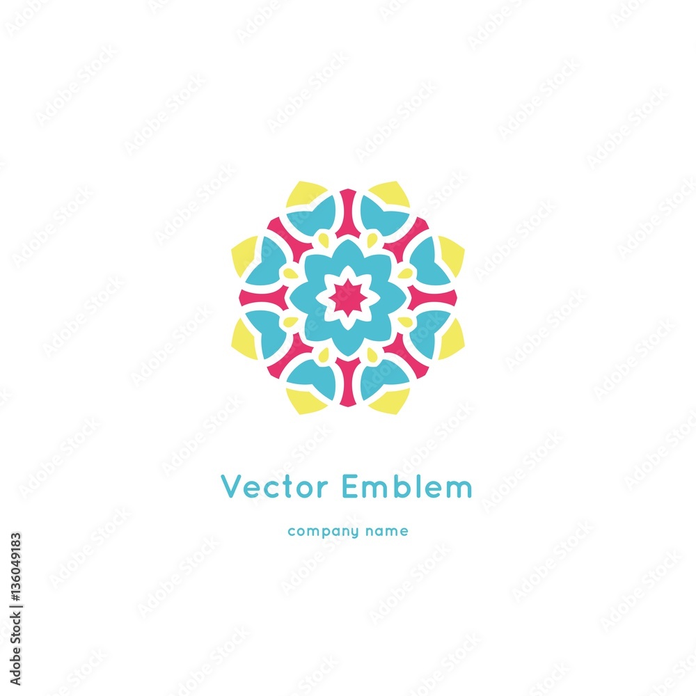 Bright and juicy beautiful circular logo for organic shop, eco product. Bright and juicy beautiful circular logo for organic shop, eco product.