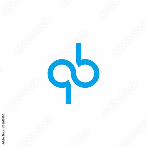 qb Letter Initial Logo Vector