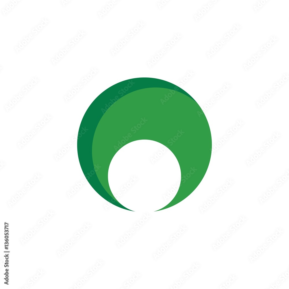 Abstract Moon Crescent Symbol Logo Vector Abstract Moon Crescent Symbol Logo Vector