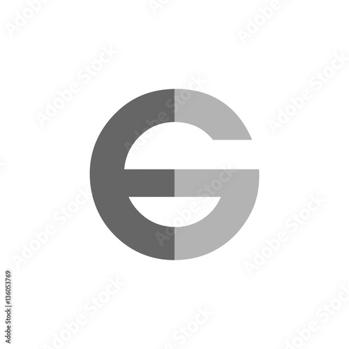 EG Text Letter Logo Vector