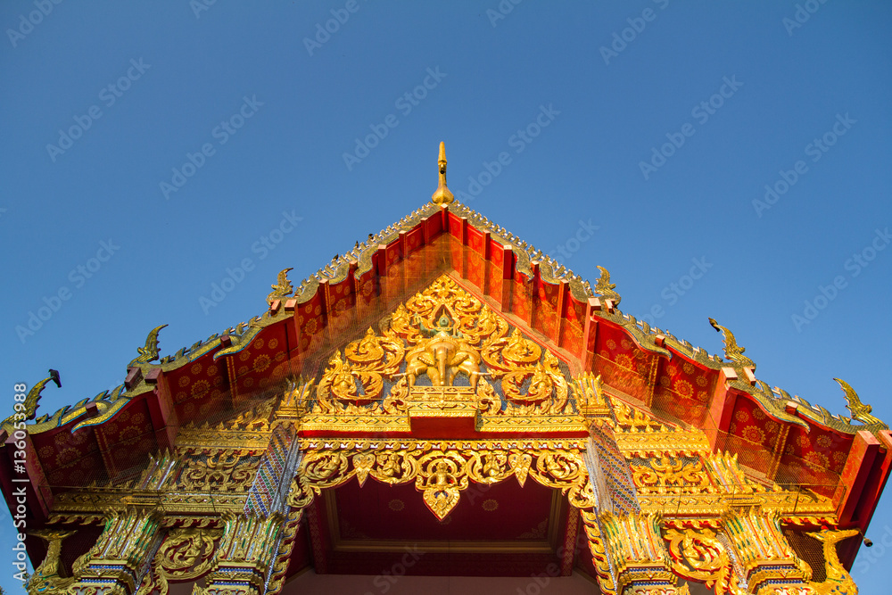 Fototapeta premium Thai temple art