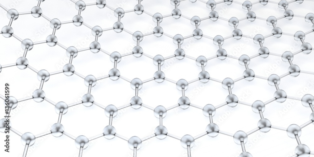 Fototapeta premium Molecules connected. 3d illustration