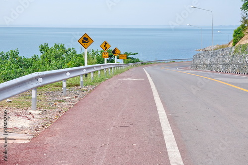 Viewpoint of Chalerm Burapa Chollathit road, Chanthaburi province, Thailand photo