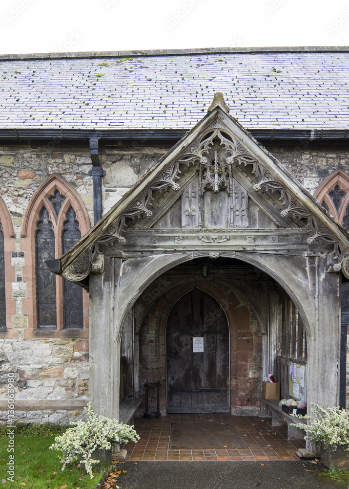 St Dyfnog Church, Llanrhaeadr, Wales St Dyfnog Church, Llanrhaeadr, Wales