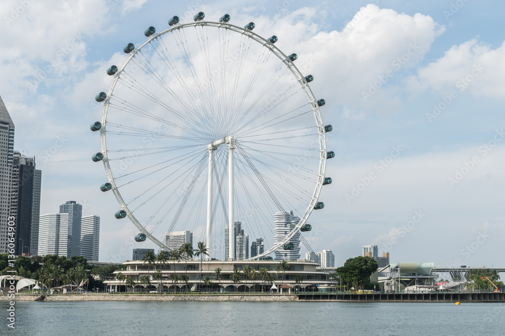 Singapore Flyer the giant ferris wheel in Singapore
