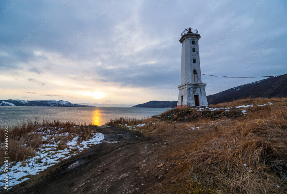 Lighthouse in the evening light