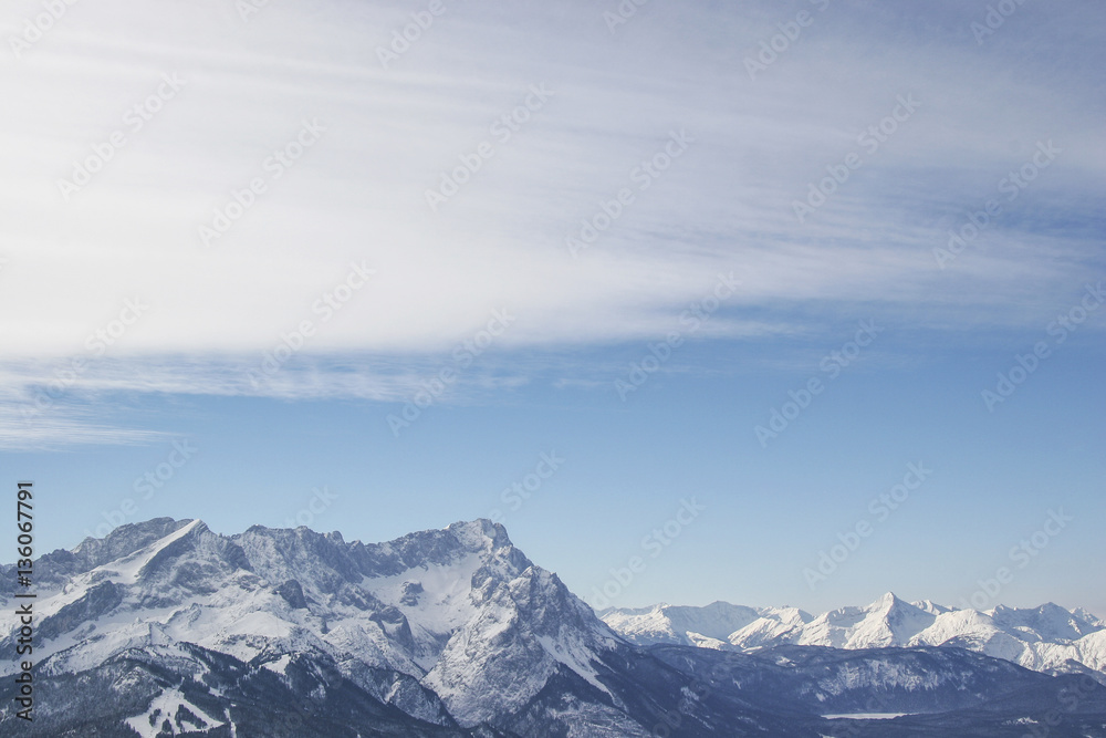 Fototapeta premium Ausblick vom Wank
