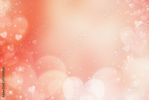 Hearts. Valentine's Day abstract background with hearts 