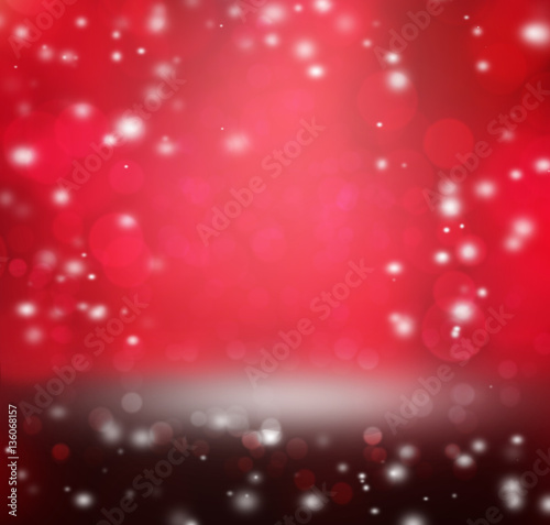 Abstract red light and bokeh background