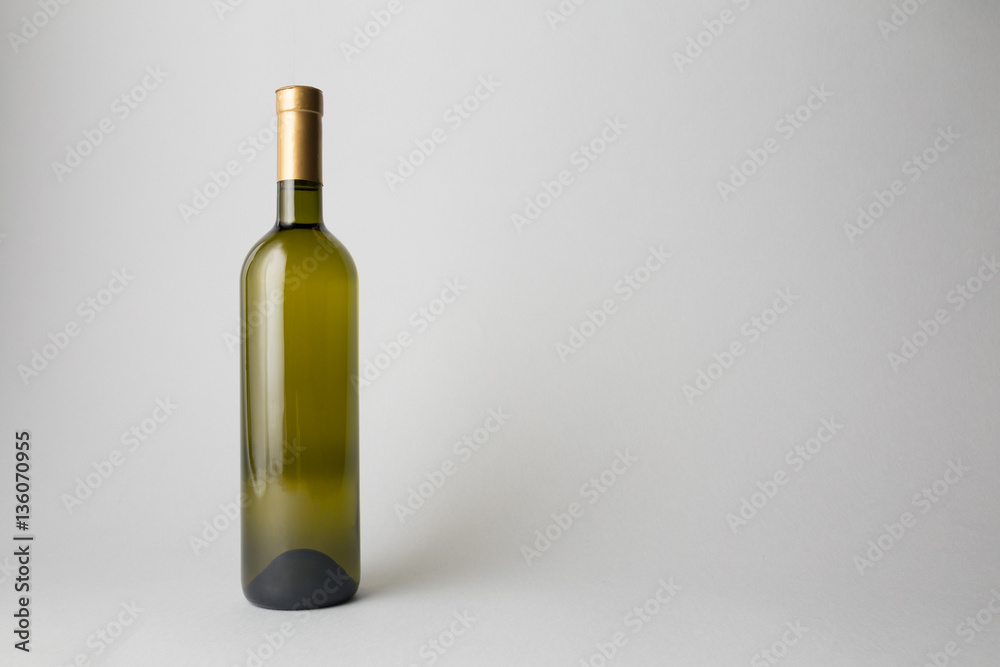 Wine bottle on background - Mock-up Wine bottle on background - Mock-up