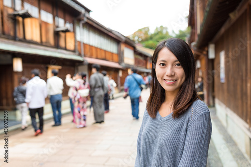 Fotografie Woman visit kanazawa