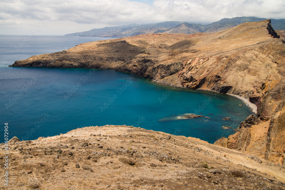 Rugged landscape of Madeira island