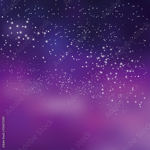 night sky stars concept vec...