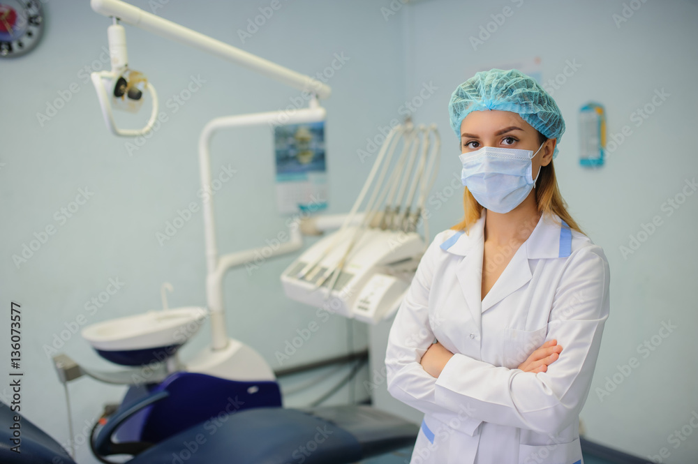 young woman dentist