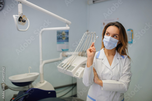 young woman dentist