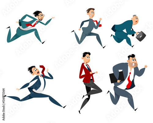 Six businessmen set