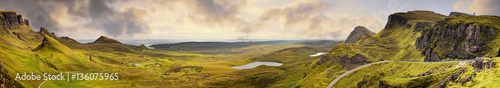 Foto Panorama of the Quiraing mountain range