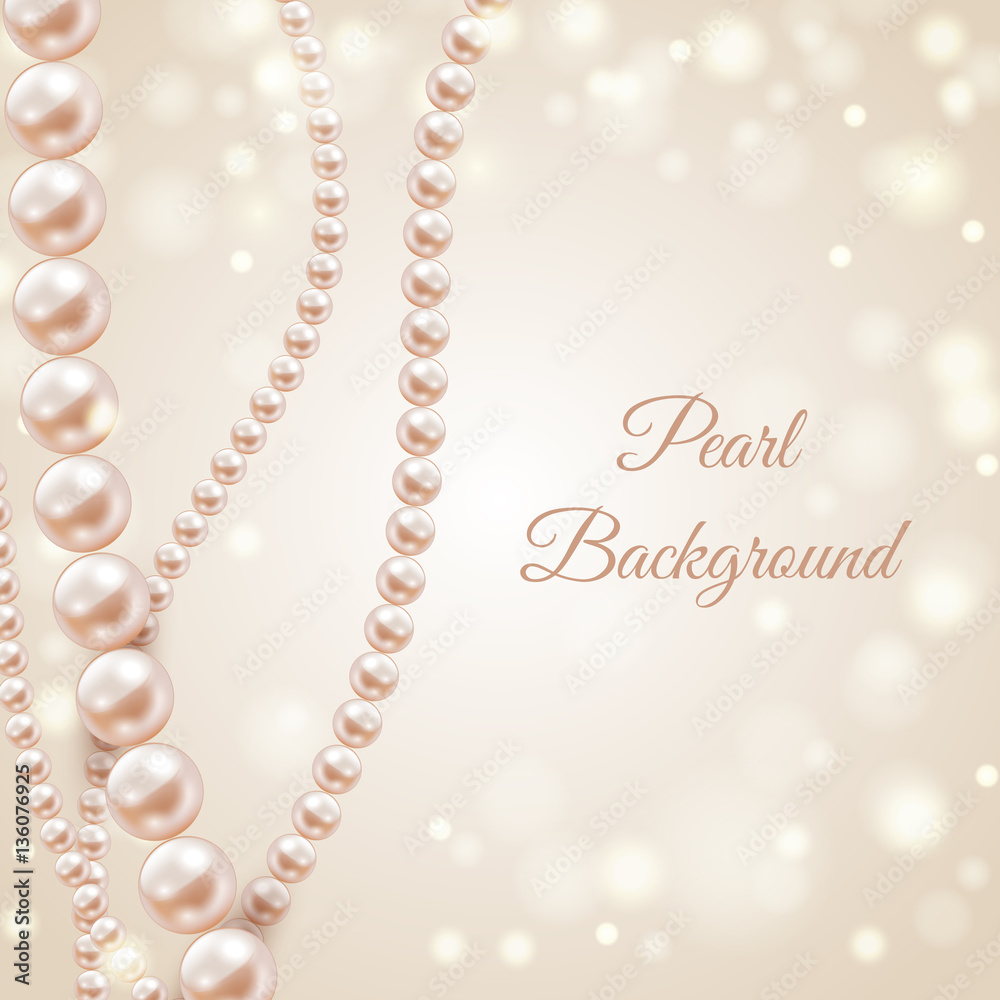 Pearl Vector Background