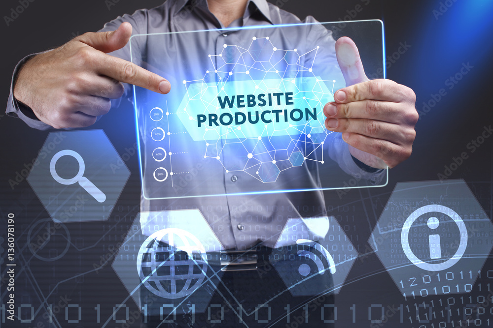 Business, Technology, Internet and network concept. Young busine Business, Technology, Internet and network concept. Young busine