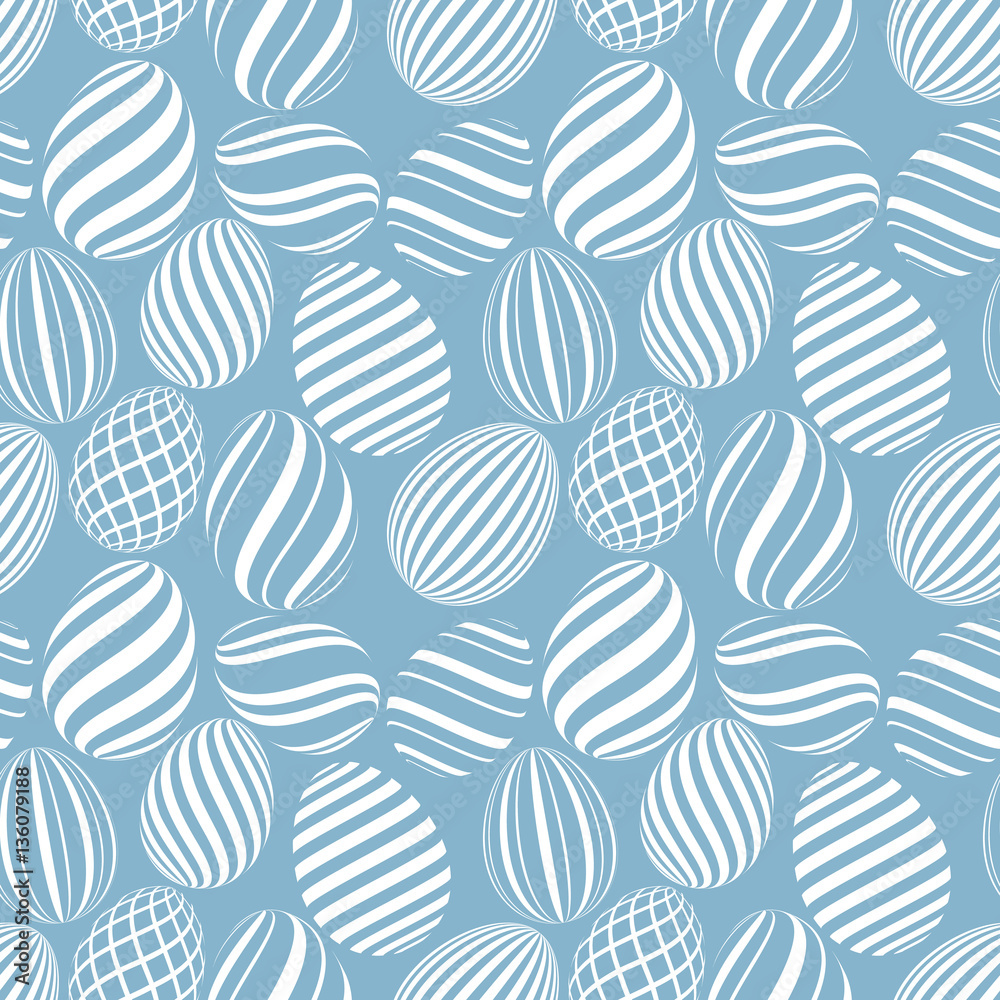 Seamless pattern. Easter background. Eggs ornament Vector illustration Seamless pattern. Easter background. Eggs ornament Vector illustration
