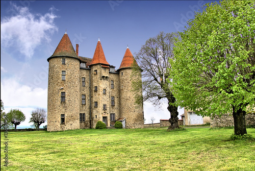 Chateau Vernet la Varenne  erste Ansicht  Auvergne