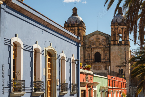 Photos Colonial facades in the historic centre of Oaxaca, Mexico
