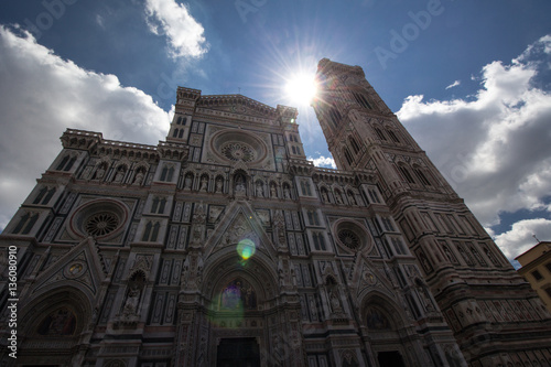 Bilde på lerret The Cattedrale di Santa Maria del Fiore in Florence, Italy