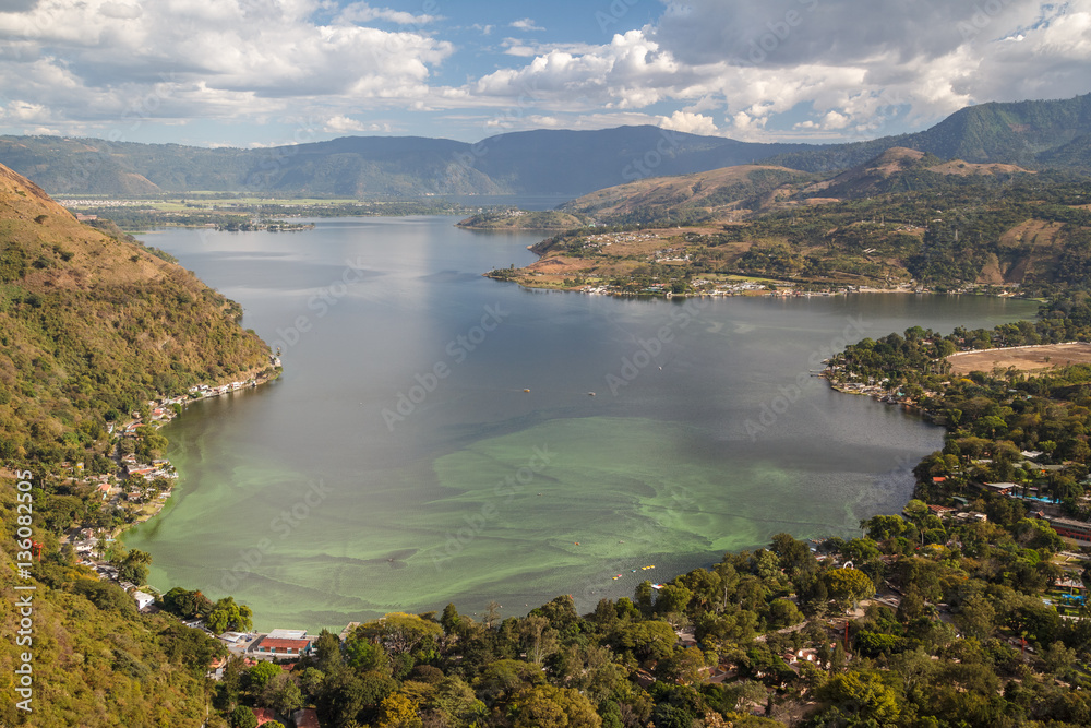 A view over lake Amatitlan, Guatemala