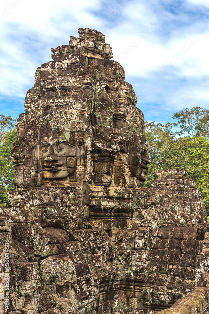 Towers and galleries in Angkor Thom, Bayon Temple